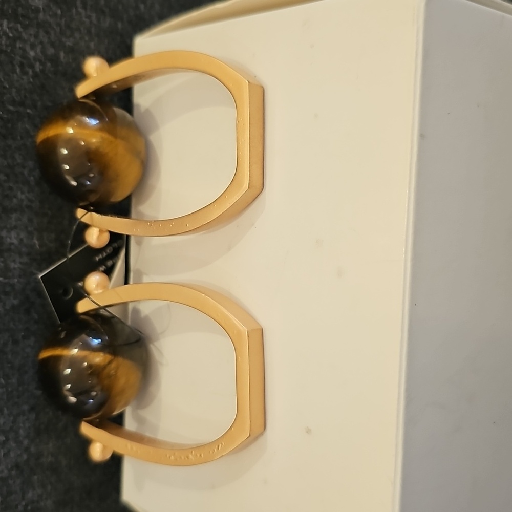 NWT Kim Seybert set of 4 tiger eye napkin ring - Picture 10 of 15